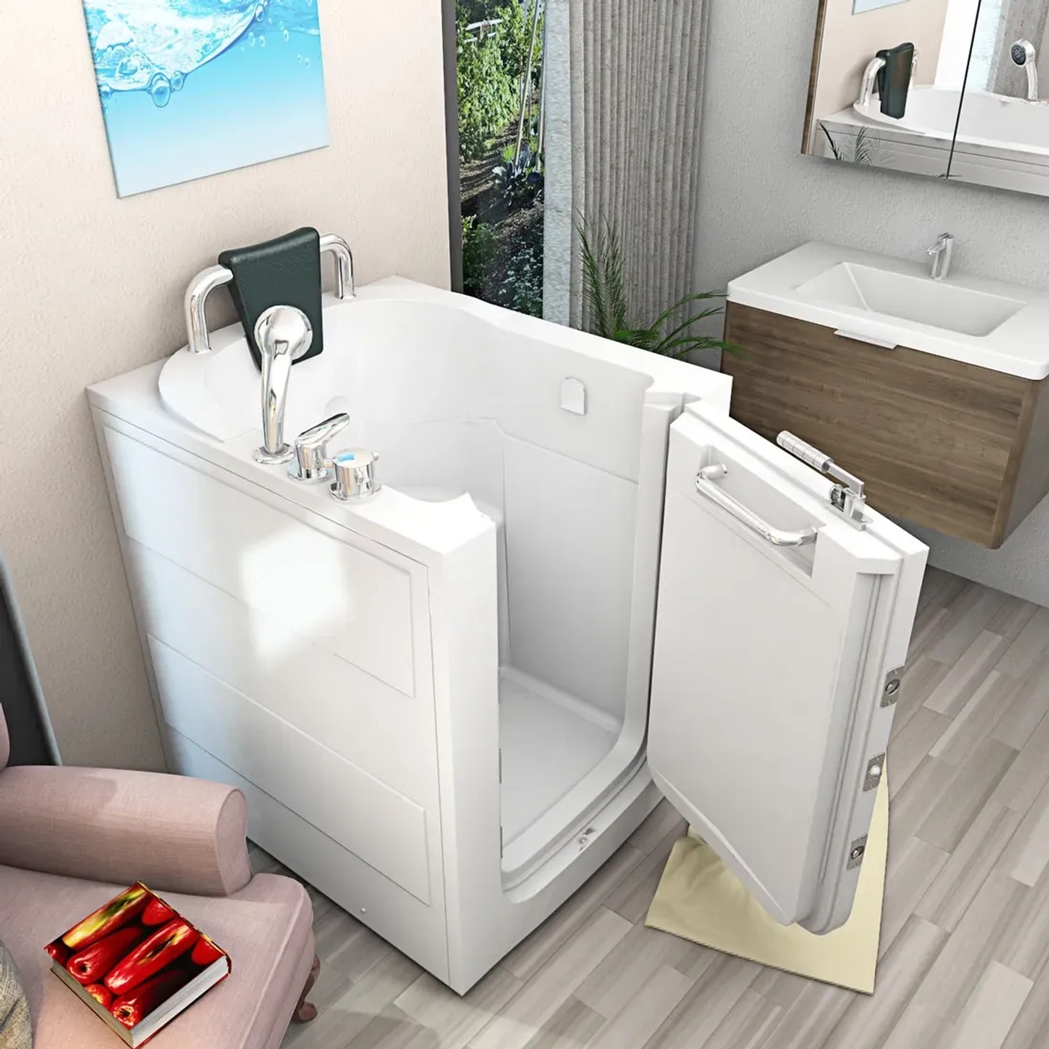 Badewanne Mit Tr Und Sitz