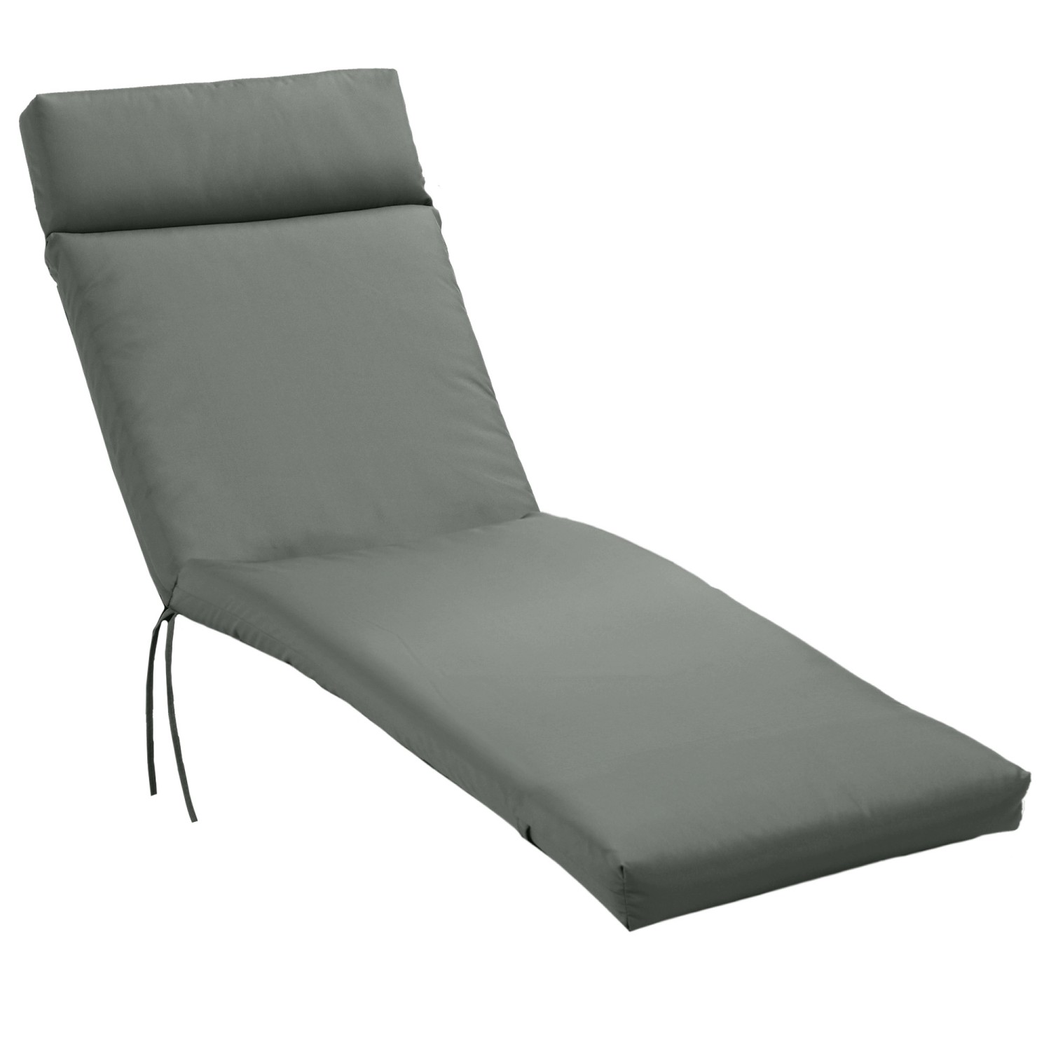 Outsunny Sitzkissen-Set für Draußen Polyester Dunkelgrau 196L x 55B x 8H cm günstig online kaufen