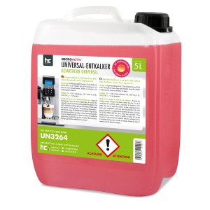 Kanister Microactiv Universal Entkalker mit Farbindikator, 2 x 5l, für Kaffeemaschinen und mehr.