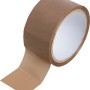 Braunes Packband (48 mm x 40 m) zum Verpacken von Kartons.