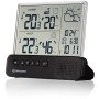 Bresser Funk-Wetterstation Translucidus NV mit transparentem Display und Außensensor.