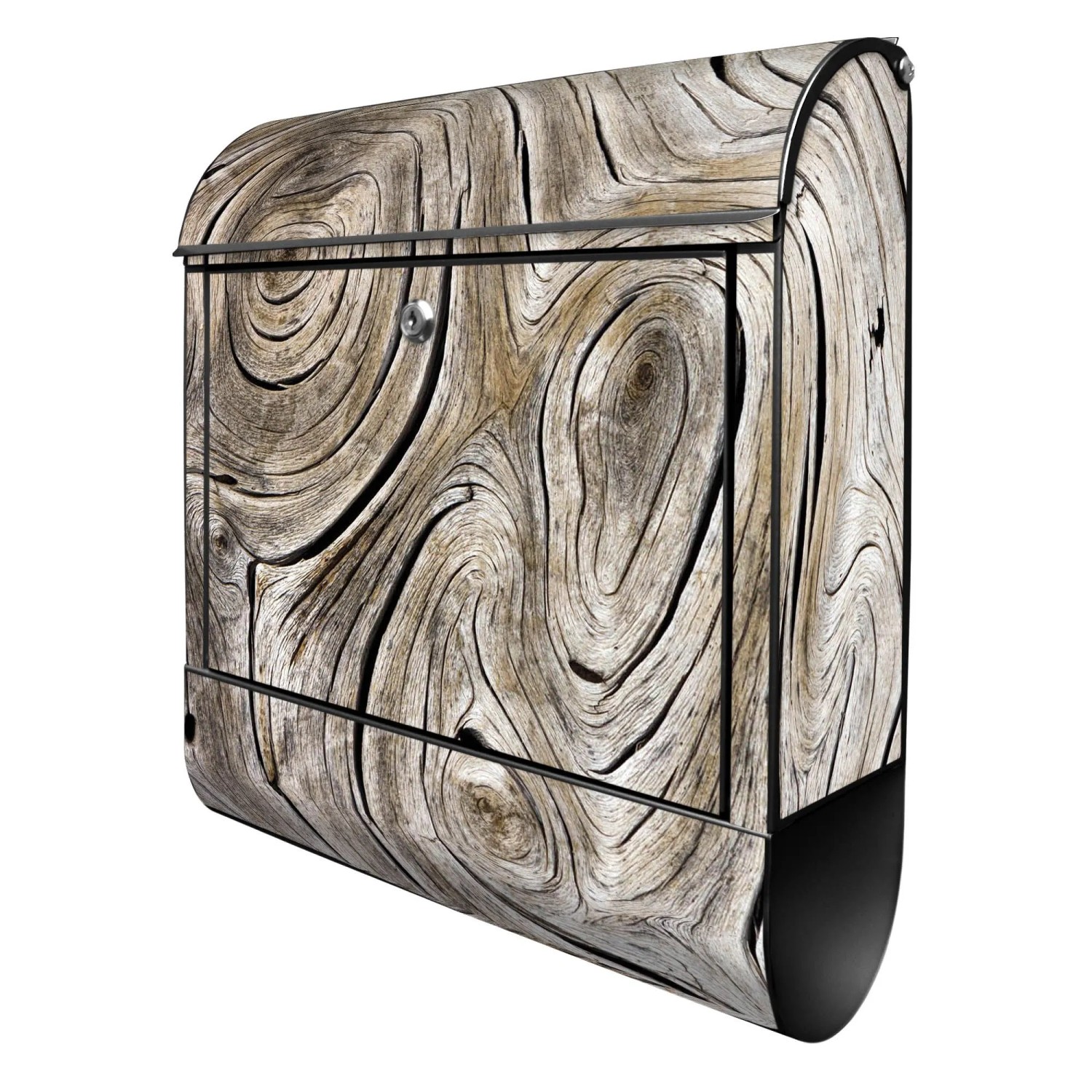 Banjado Design Briefkasten Schwarz Pulverbeschichtet 39x47x14cm 2 Schlüssel günstig online kaufen