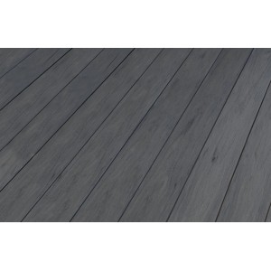 Kovalex WPC Terrassendielen in Räuchereiche, matte Oberfläche, Vollprofil. Robust und pflegeleicht.
