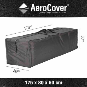Aerocover Schutzhülle für Gartenmöbelkissen, 60x80x175 cm, anthrazit.