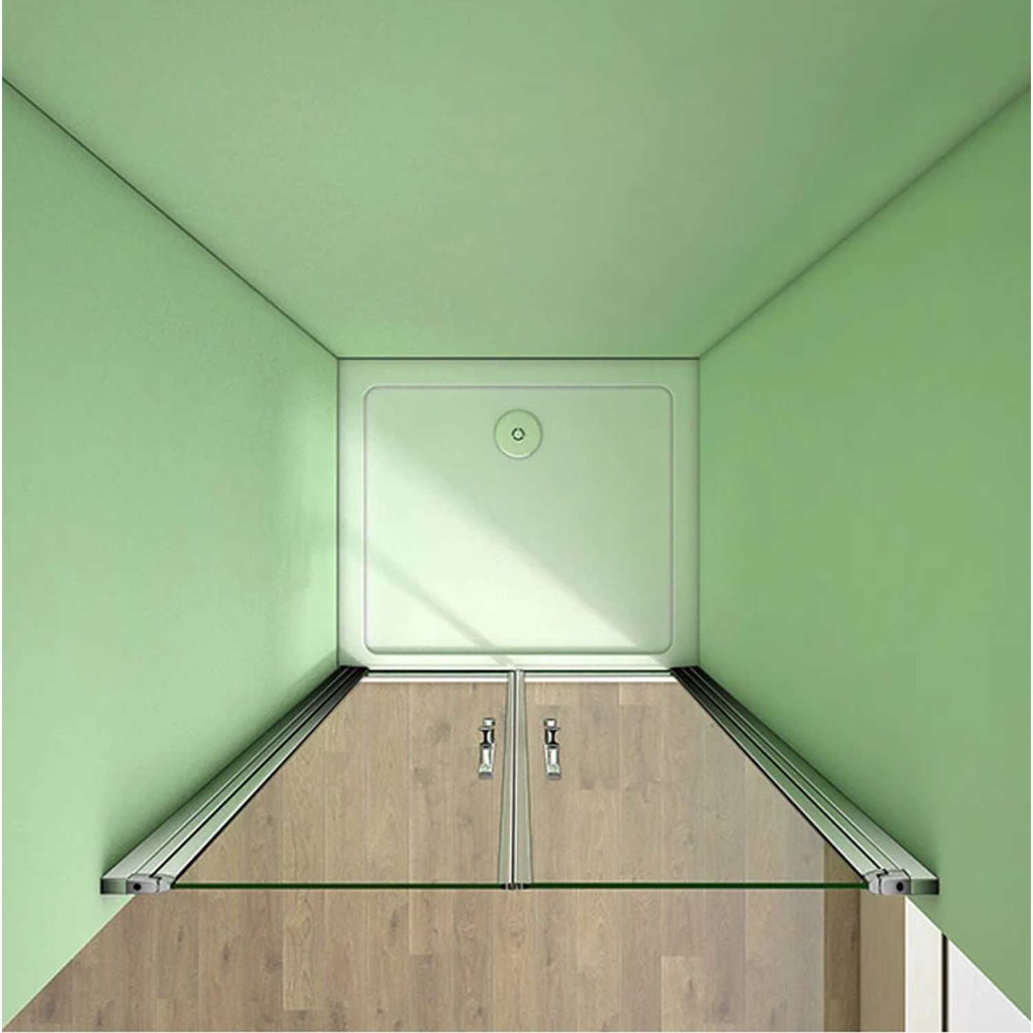 Duschparadies 90x195cm Duschtür Nischentür Duschabtrennung 6mm Nano Glas Schwingtür Doppeltür Glas Dusche_6