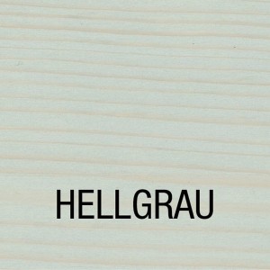 Holzbeize Hellgrau von Bondex für den Innenbereich. Holzmaserung sichtbar.