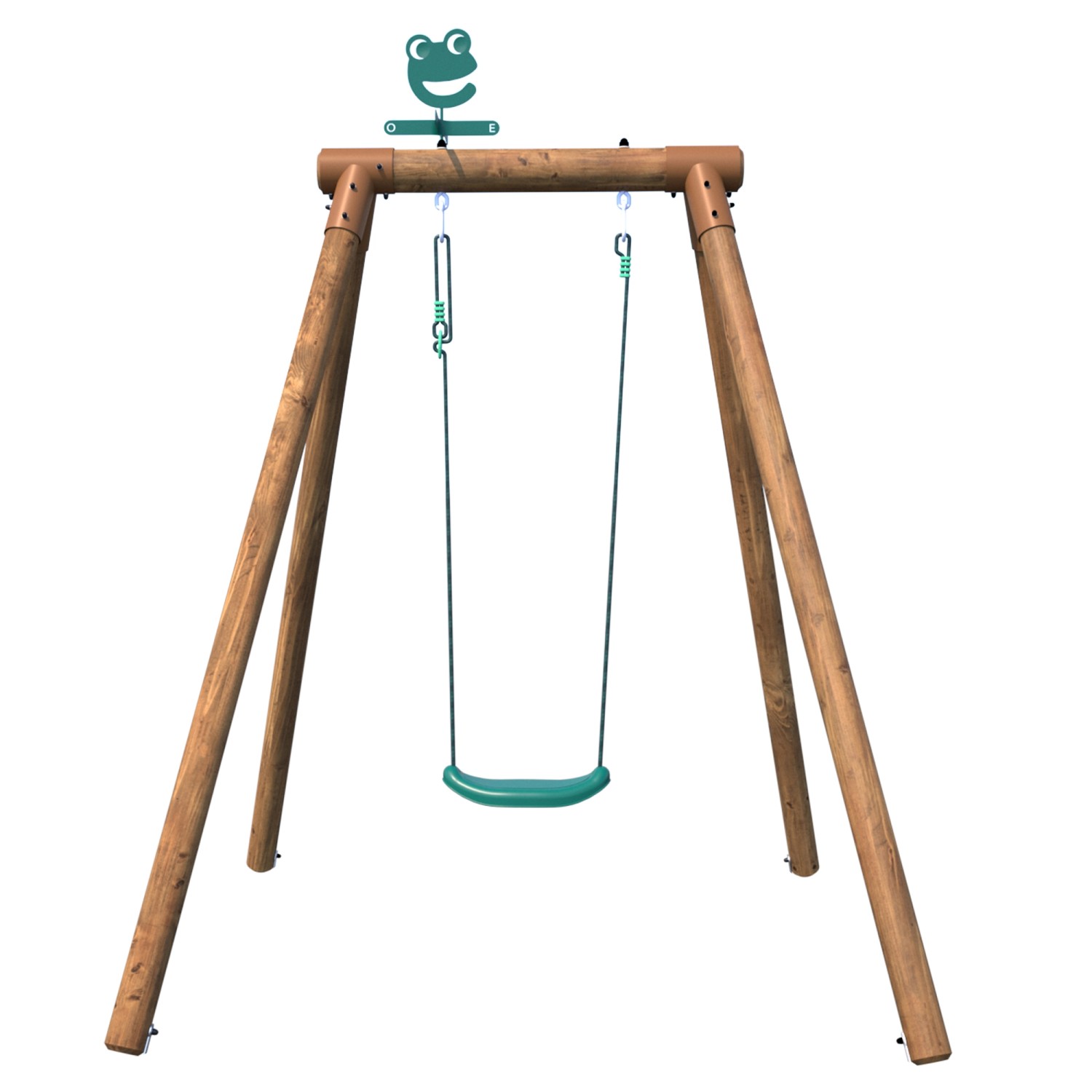 Soulet Holzschaukel Hanna 165 cm x 166 cm x 195 cm günstig online kaufen