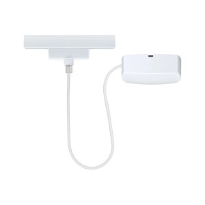 Paulmann URail Einspeisungskabel, 1m, Signalweiß für LED-Schienensysteme.