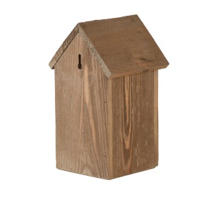 Brauner Esschert Design Nistkasten aus Holz, geeignet für Kohlmeisen und andere Gartenvögel.