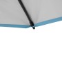 Detailaufnahme: Blauer Doppler Strandschirm Windprofi Neo 200, Innenseite.