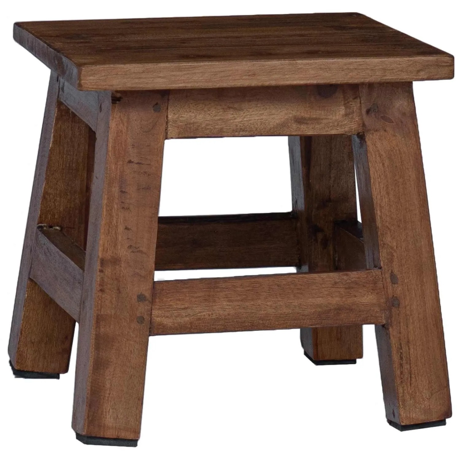 vidaXL Hocker Natur 26 x 26 x 26 cm Mahagoni Holz 42012393