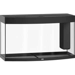 Schwarzes Juwel Vision 180 LED Aquarium-Komplettset mit gebogener Frontscheibe und Filter.