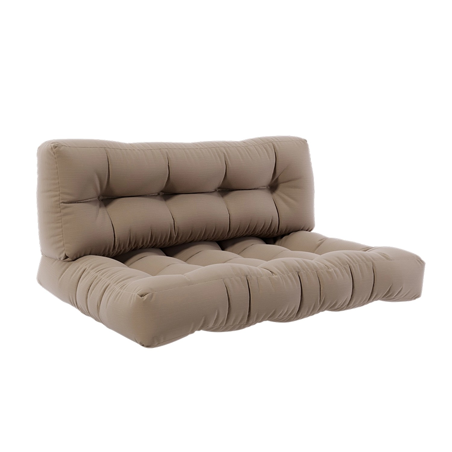 Vicco Palettenkissen Set Stone 120 x 80 cm 2 Teile Flocken