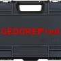 Gedore Steckschlüssel-Satz, 94-teilig, im schwarzen Werkzeugkoffer mit rotem Logo und roten Ecken.