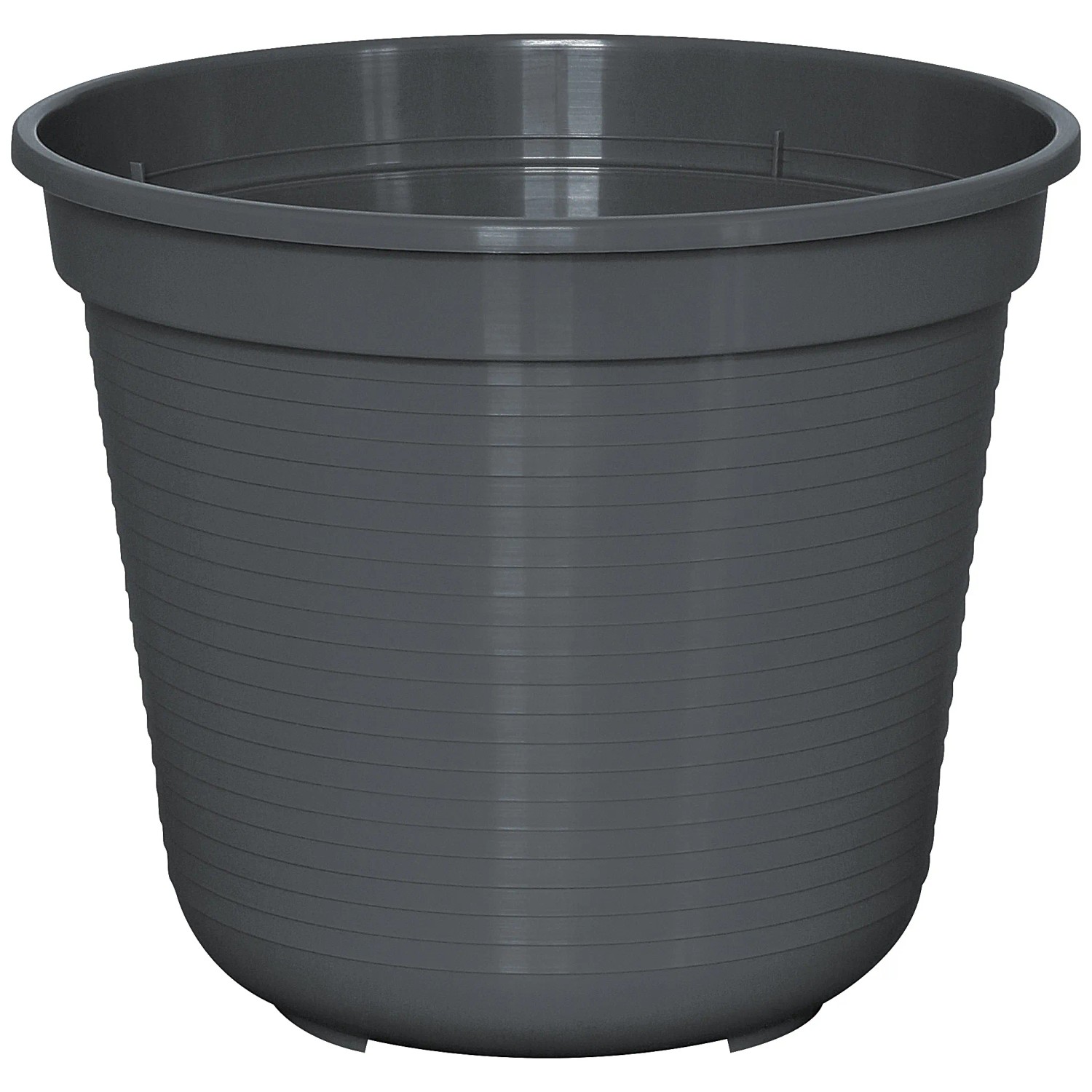 Geli Pflanztopf Standard 26 cm Kunststoff Anthrazit kaufen bei OBI