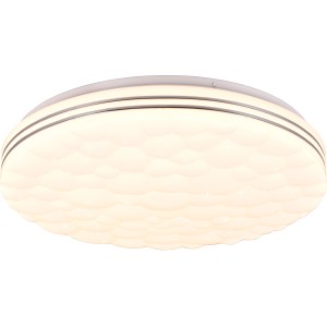 Weiße Reality LED-Deckenleuchte Tiger mit Sternenhimmel-Effekt für Wohn- und Schlafzimmer.