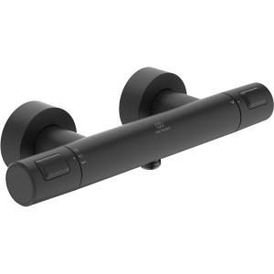 Ideal Standard Ceratherm T25 Brausethermostat Aufputz in Silk Black.