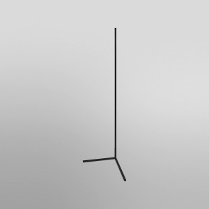 Schwarze Ledvance Smart+ WiFi Eck-Stehleuchte, 140cm, für indirekte Beleuchtung.