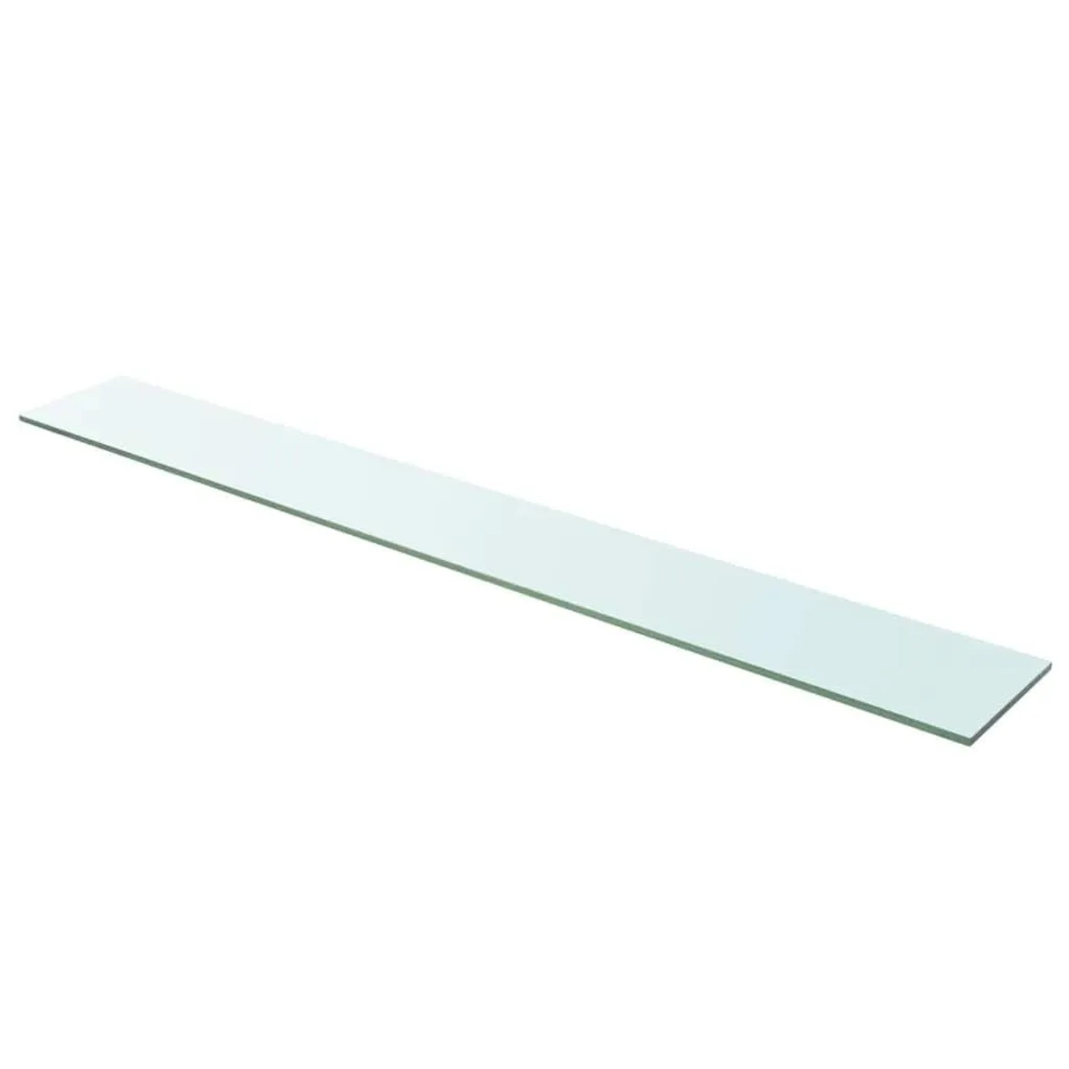 vidaXL Regalboden Glas Transparent 110x15 cm 243848