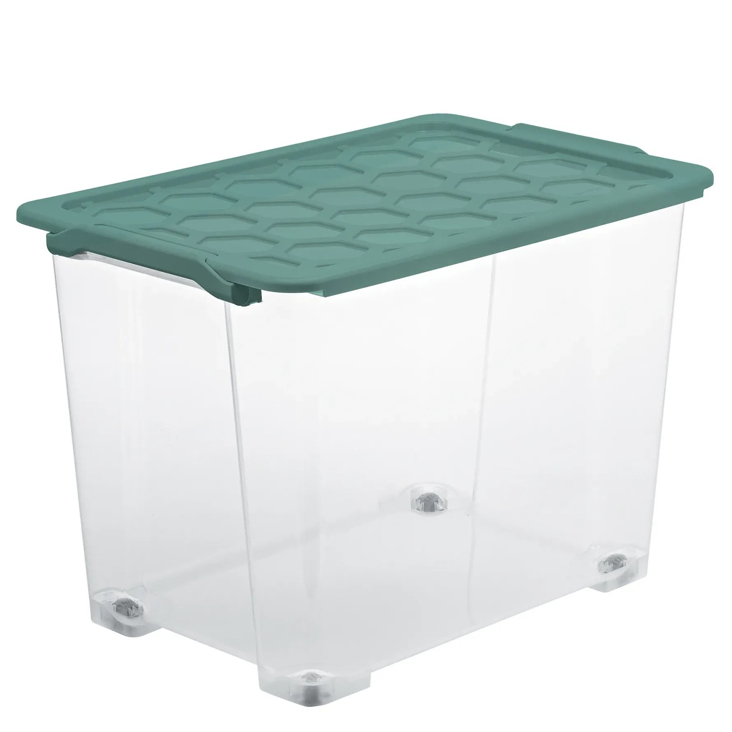 Rotho Box Evo Safe mit Rädern 65, Mistletoe Green