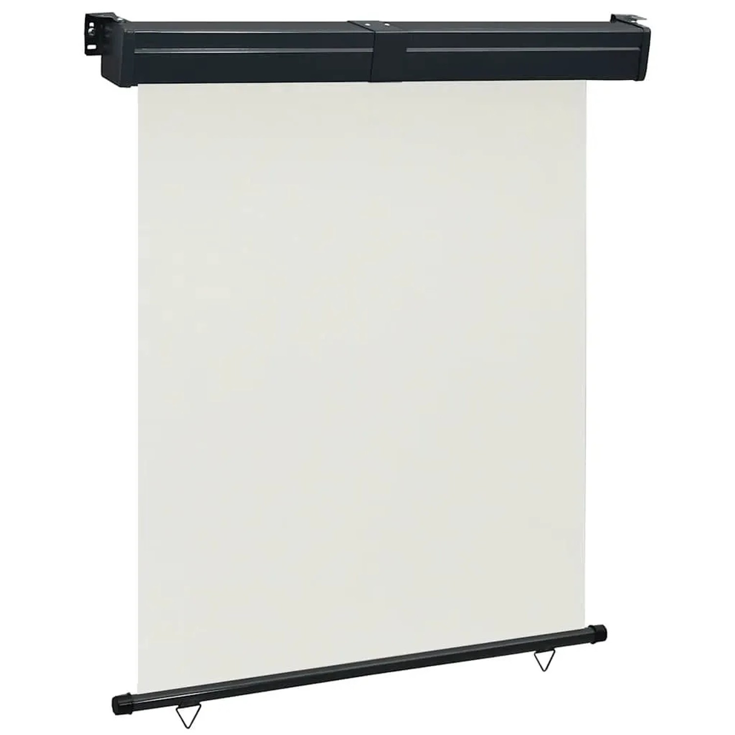 vidaXL Balkon-Seitenmarkise 145x250 cm Creme 48425