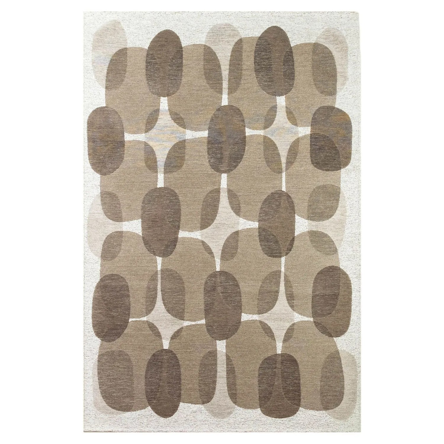 Lola&Moi Teppich Easther Silber 80x150cm