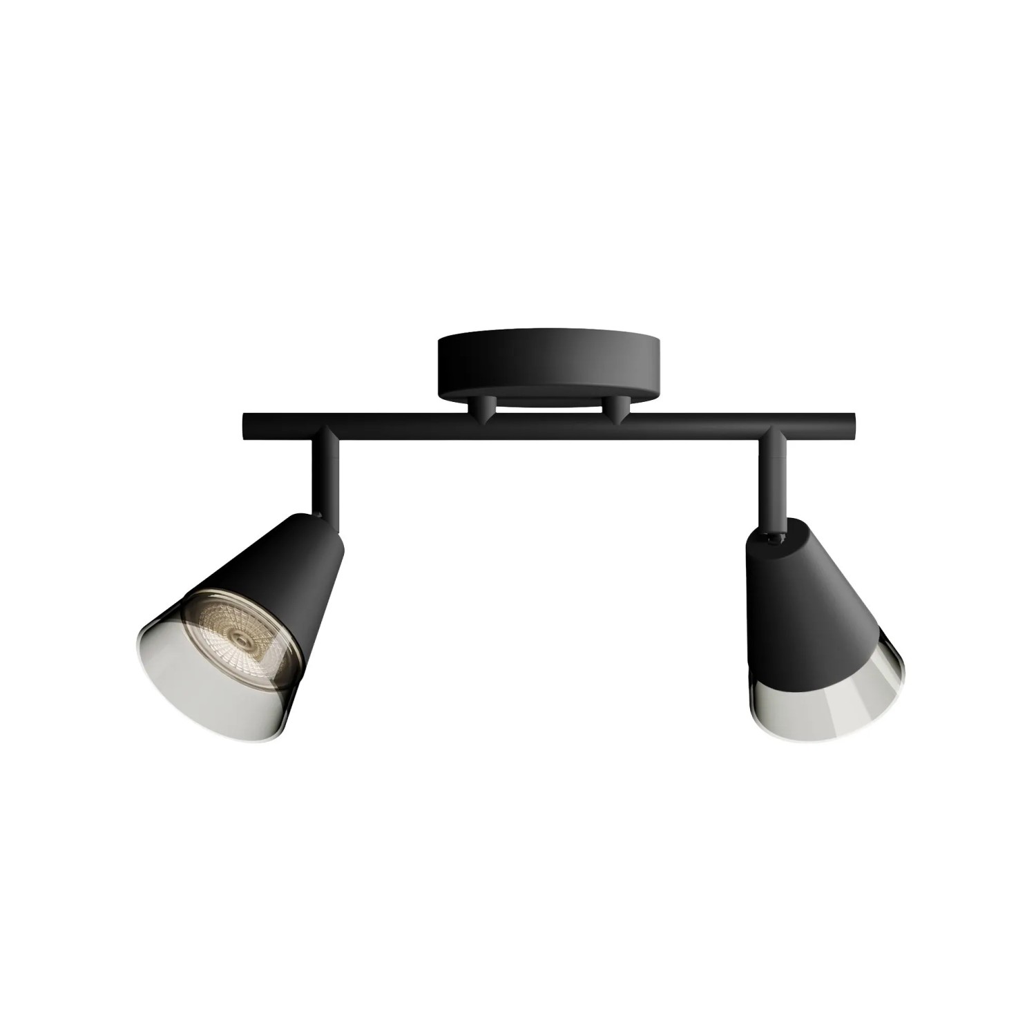 Philips Spot Cleft 2-Flammig 5 W GU10 Schwarz