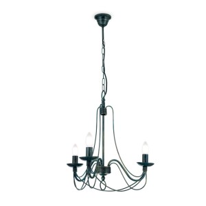 Orion Leuchten Kronleuchter ⌀ 50cm 3 x E14 Antik