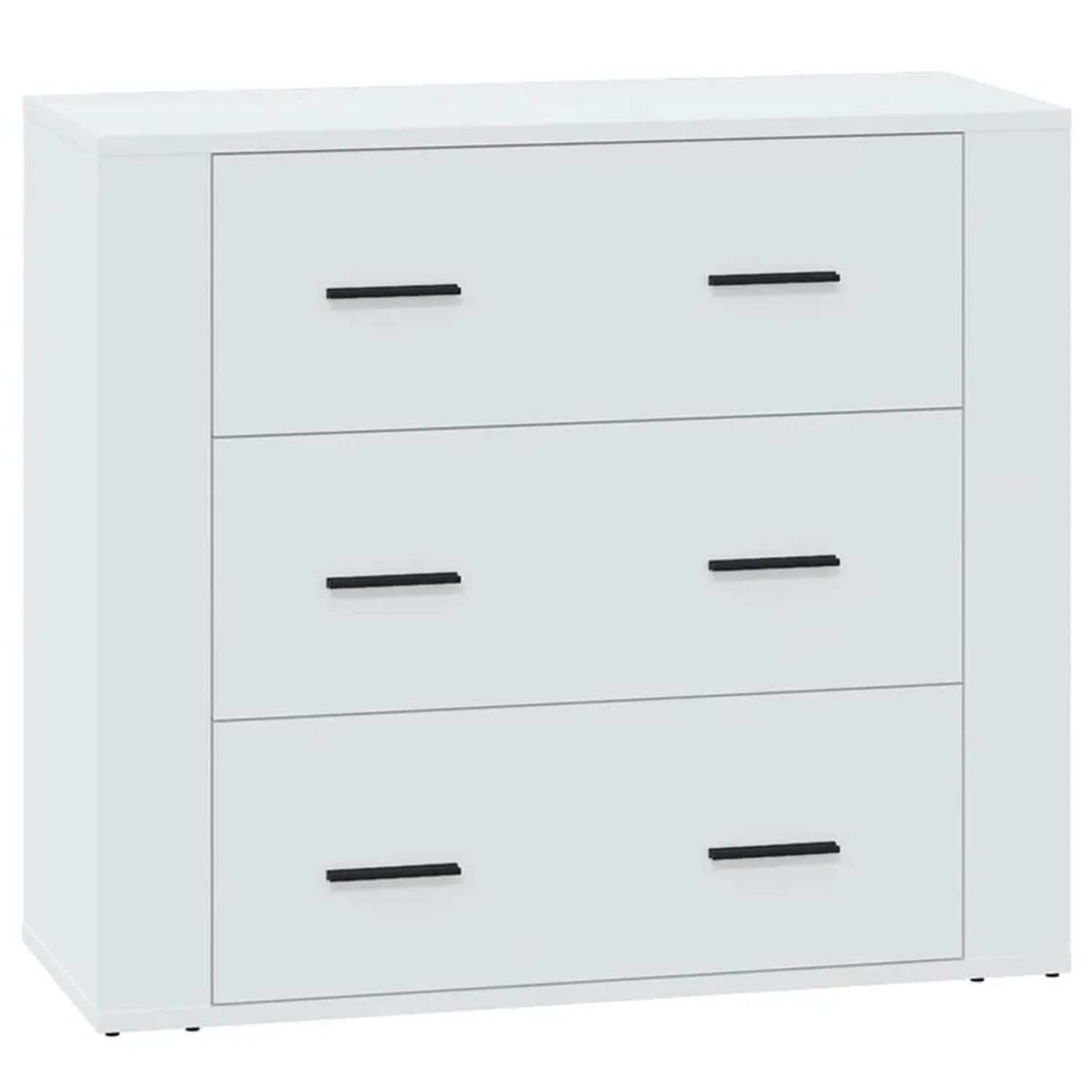 vidaXL Sideboard Weiß 80x33x70 cm Holzwerkstoff 816576