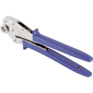 Geberit Mepla Handpresszange Ø 16 mm für Pressfittings, blau/silber.