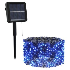 vidaXL Solar-Lichterketten 5 Stk 5x200 LED Blau Innen Außen 328953