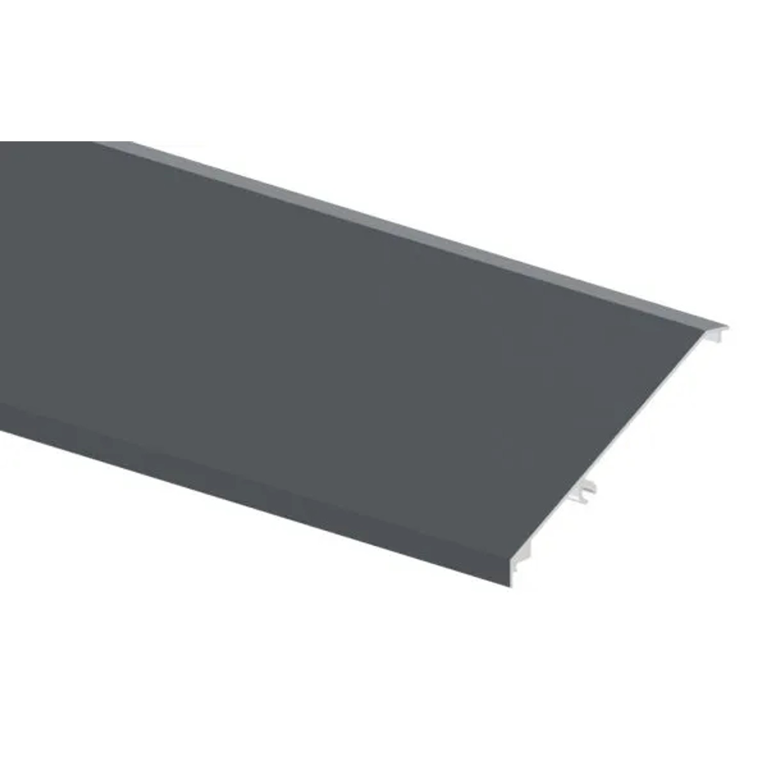 FeNau Vordachabdeckung Aluminium L 1605 mm Pulverbeschichtet RAL 7016
