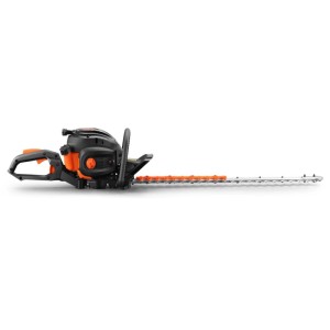 FUXTEC Profi Benzin-Heckenschere FX-MHP126, schwarz-orange, 80cm Schnittlänge, mit Messerschutz.