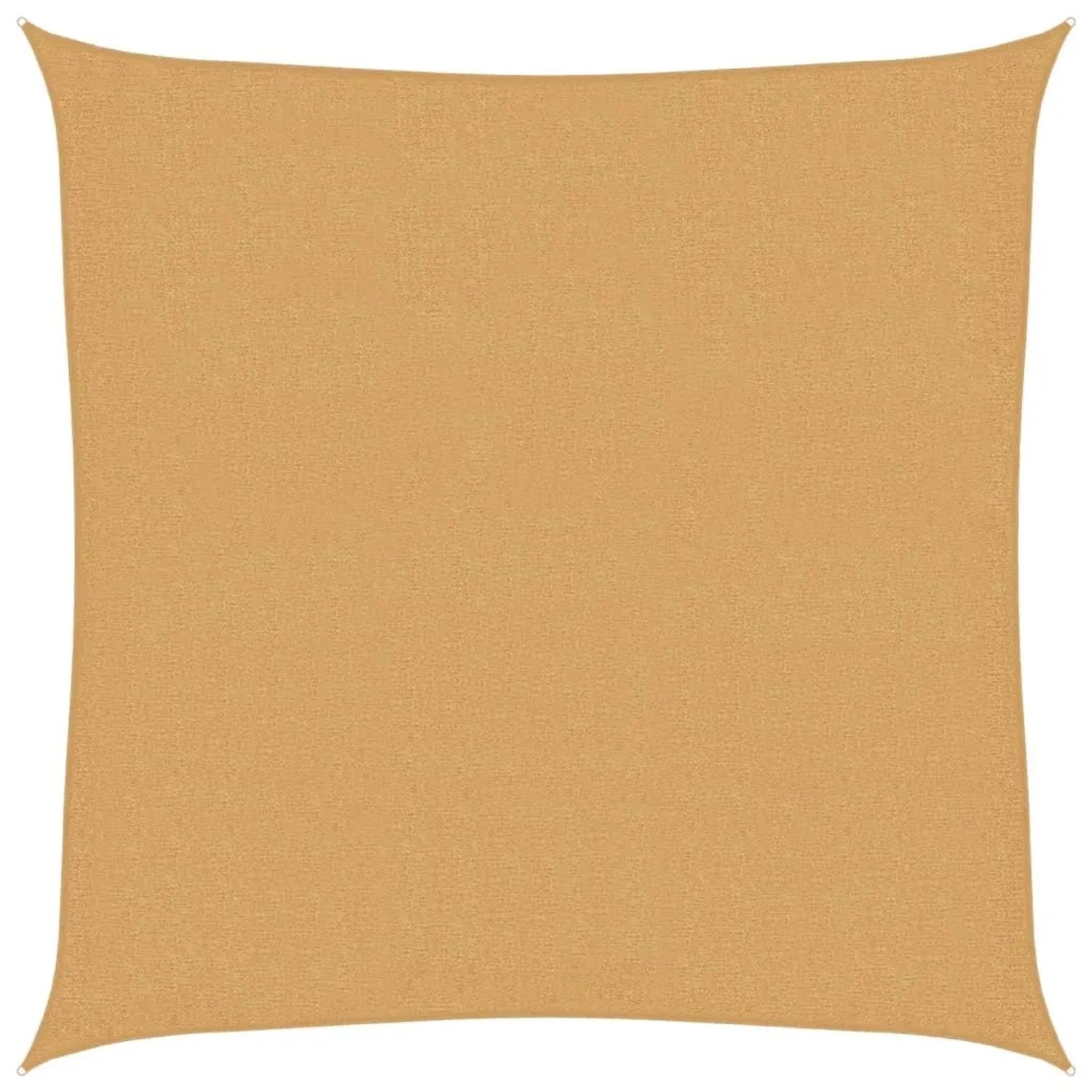 vidaXL Sonnensegel 160 g/m² Quadratisch Sandfarbe 3x3 m HDPE 4002021 günstig online kaufen