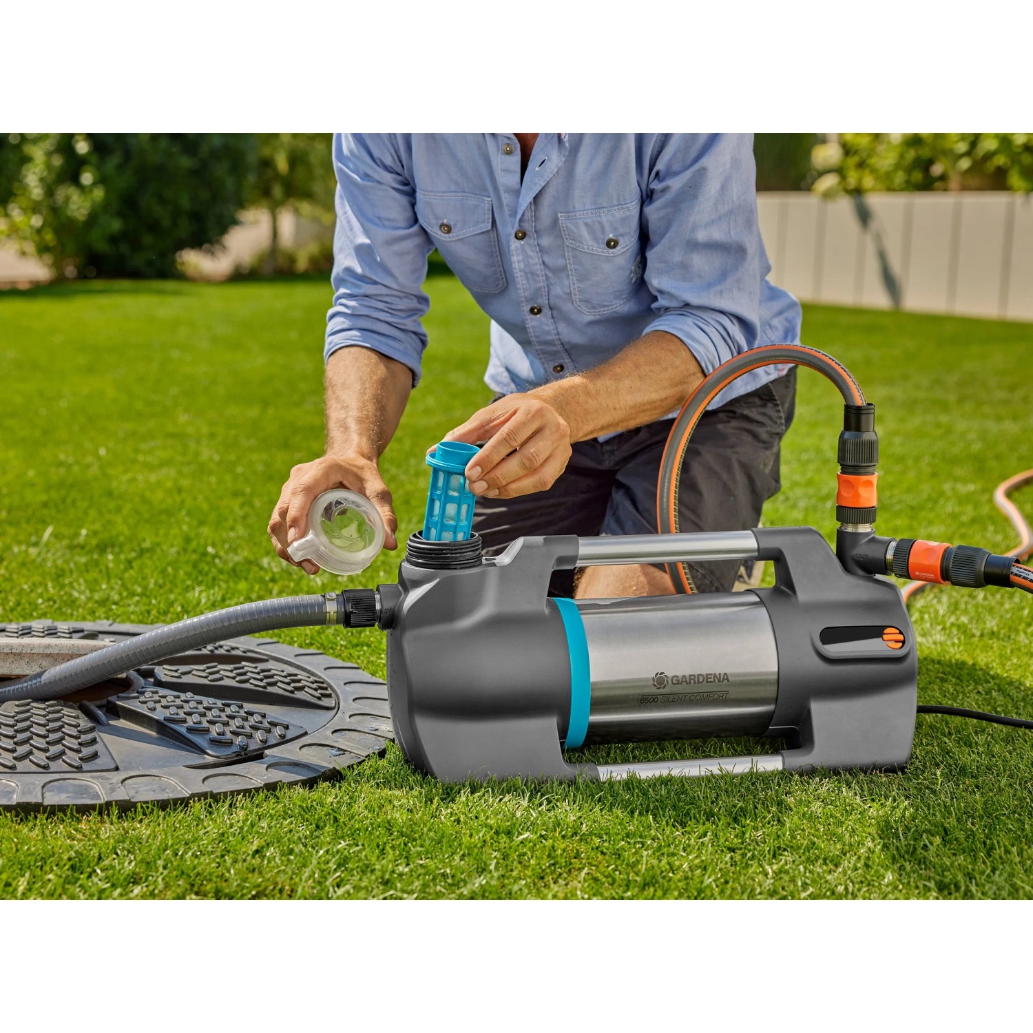 Gardena Regenwasserpumpe 6500 SilentComfort leise kaufen bei OBI