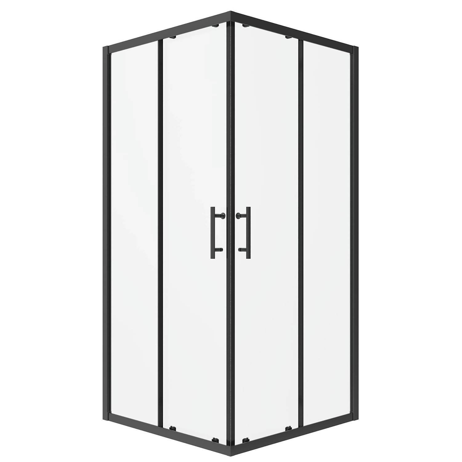 Aquabatos Eckdusche Duschkabine 100 x 100 x 195 cm Duschabtrennung Schiebet günstig online kaufen