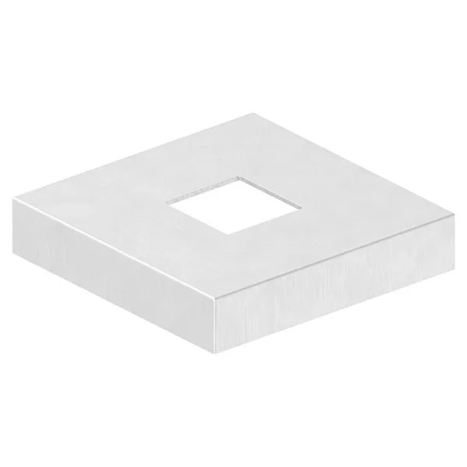FeNau Abdeckrosette 129x129x25 mm Für Vierkantrohr 40x40 mm V4A