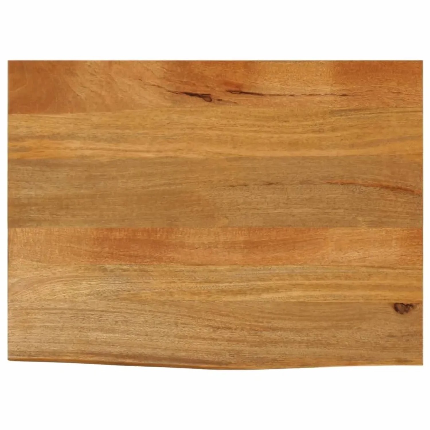 vidaXL Tischplatte mit Baumkante 80x60x2,5 cm Massivholz Mango 370548
