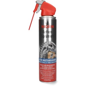 Nigrin Ketten-Sprühfett 400ml für Motorradkettenpflege und Schutz vor Verschleiß.