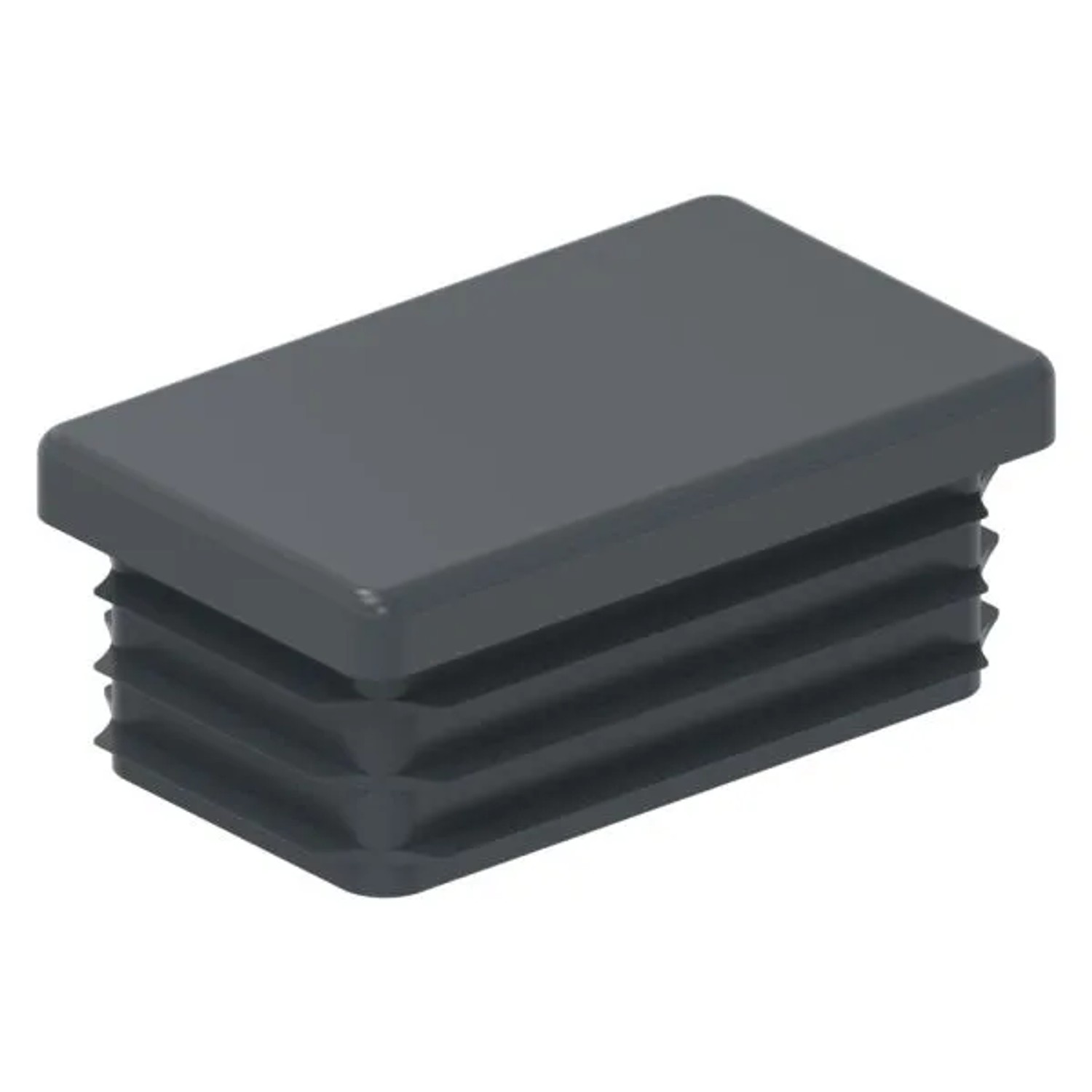 FeNau Einsteckkappe Kunststoff Für Rechteckrohr 50 X 30 mm RAL 7016