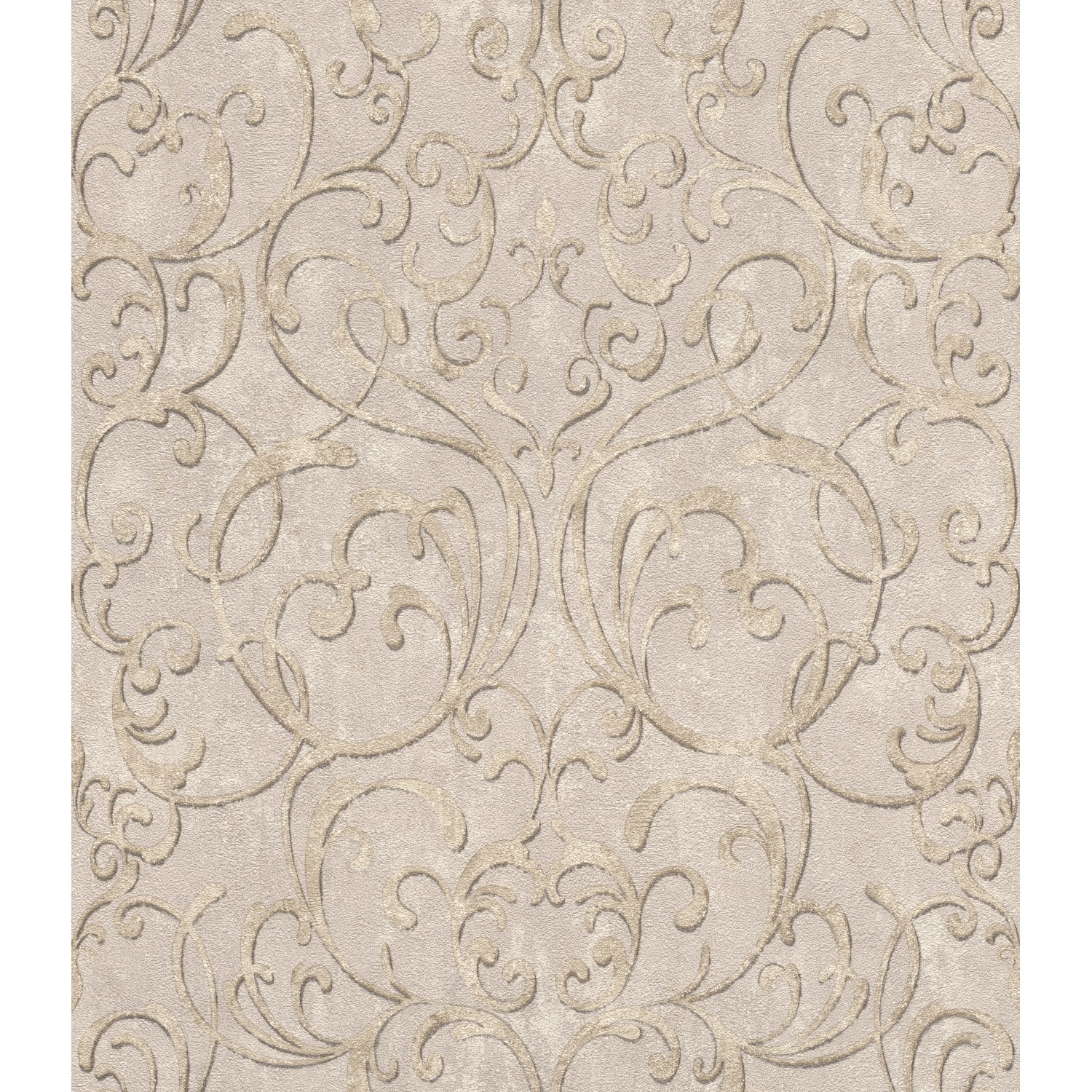 Rasch Vliestapete Tapetenwechsel II 651614 Ornament Taupe 10,05 x 0,53 m günstig online kaufen