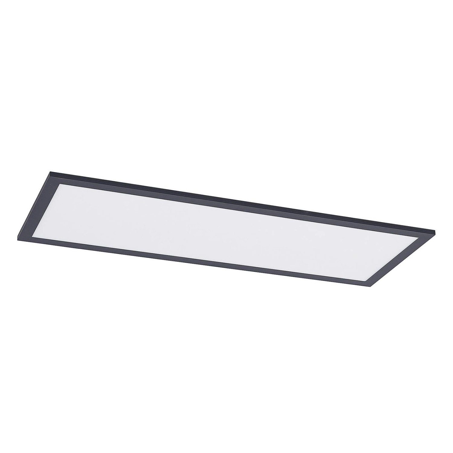 Lindby LED Panel Nelios 9956143 Dimmbar mit Leselampe Modern in Schwarz aus günstig online kaufen