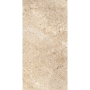 Beige Feinsteinzeug Bodenfliese Impero, 60x30 cm, matte Steinoptik für Innenräume.