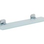 CMI Badablage S 100 aus Glas mit Chromhalterungen zur Wandmontage.