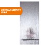 Skyscope Lichtausschnitt Silvit Weiß ESG für Holztür, 53,5x142cm.