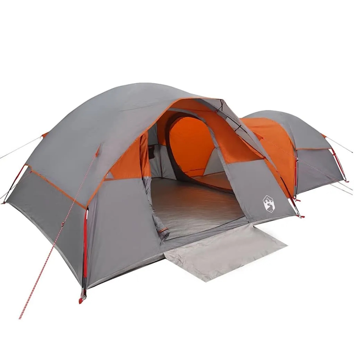 vidaXL Campingzelt 5 Personen Grau und Orange Wasserdicht 4009589 günstig online kaufen
