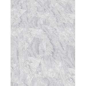 Check One Click-Vinylboden Heisiek Marmor, graue Marmoroptik, verlegt