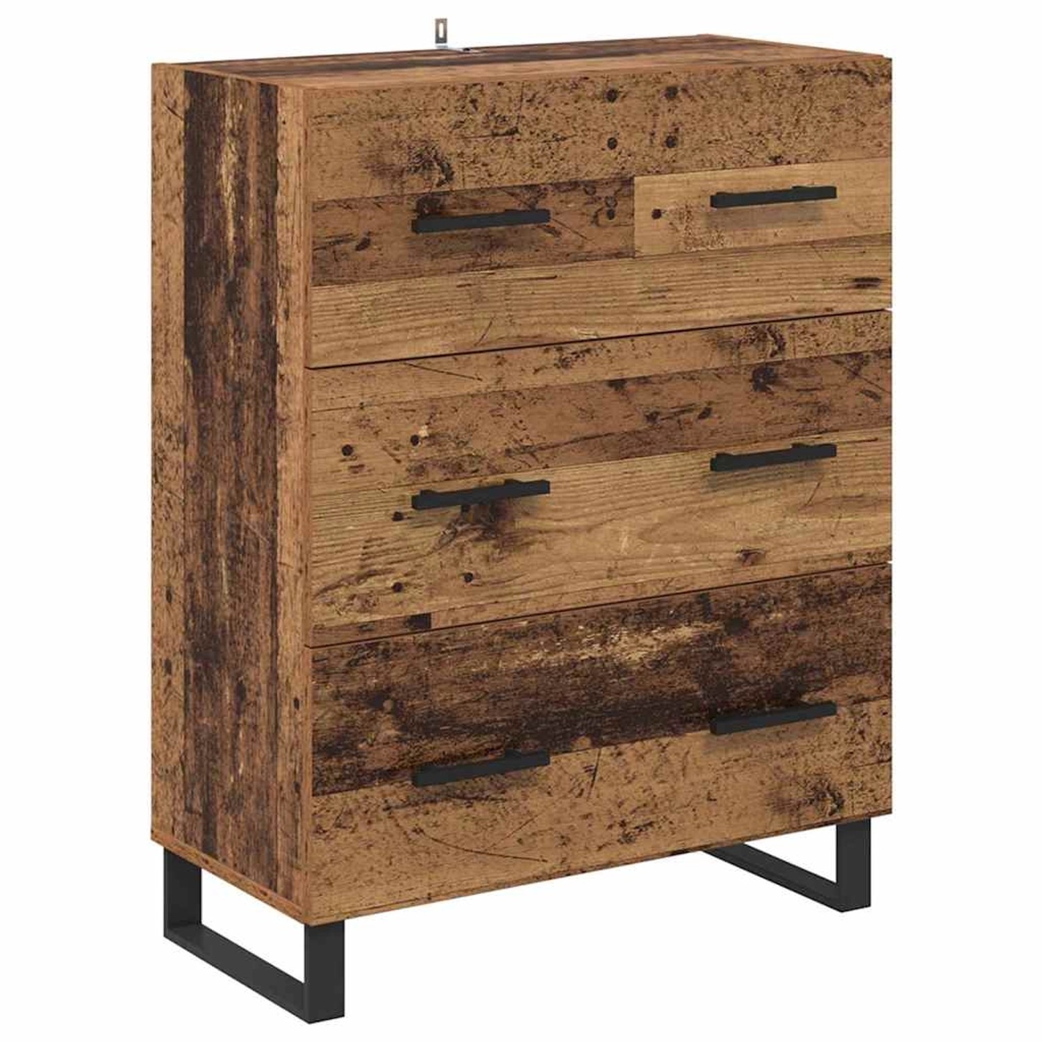 vidaXL Sideboard Altholz 69,5 x 34 x 90 cm Verbundholz und Eisen 881522 günstig online kaufen