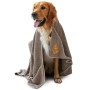 Rudelkönig Hundehandtuch L 75 x 130 cm Baumwolle 400 Gsm Saugstark