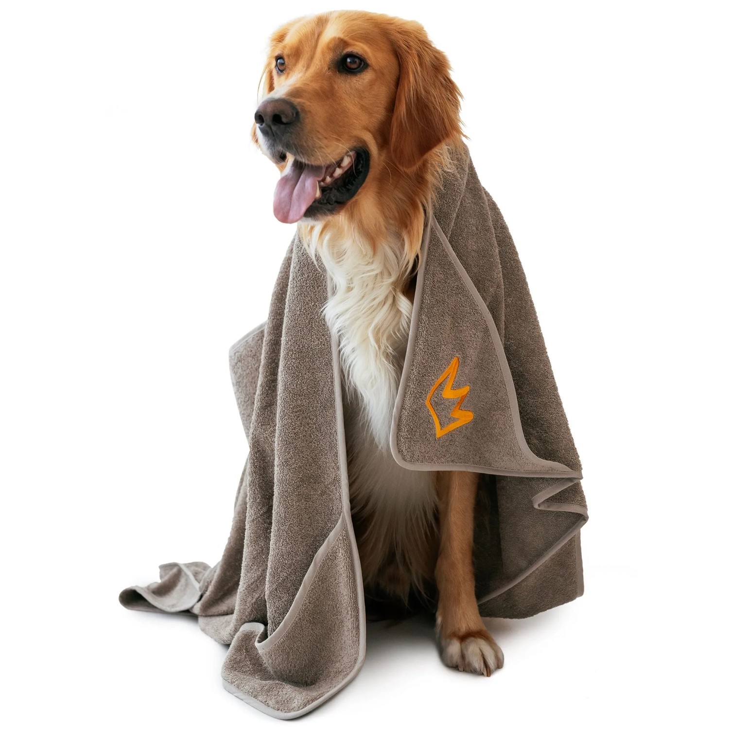 Rudelkönig Hundehandtuch L 75 x 130 cm Baumwolle 400 Gsm Saugstark
